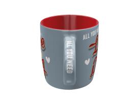 Pfotenschild Keramik-Tasse "Love Dog" 3