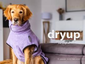 Dryup Cape Hundebademantel lavendel M 3