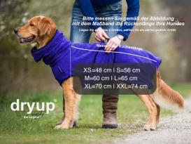 Dryup Cape Hundebademantel blueberry XS 3