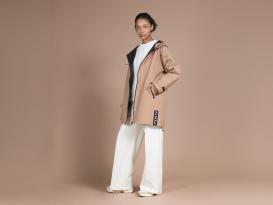 Paikka Visibility Damen Regenmantel taupe 3