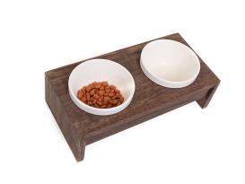 Wolters Gohan Doppelnapf dunkelbraun 2 x 400 ml 3