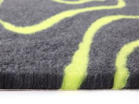 B-Ware Original Vetbed Isobed SL Wave anthrazit/lime 75 x 50 cm 3