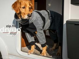 Dryup Body zip.fit Hundebademantel anthrazit XXL / 74 cm 3