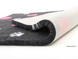 Original Vetbed Isobed SL anthrazit hearts & paws 75 x 50 cm 3