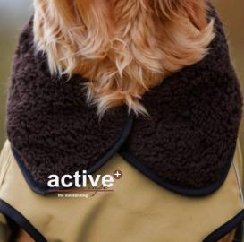 Active Cape Plus Hundemantel mit Lammfleecefutter sand 3