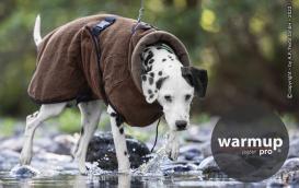 Warmup Cape Pro Hundemantel & Bademantel mocca L / 68cm 3