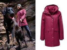 Owney Comoda Damen-Winterparka bordeaux 4XL 3