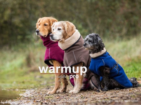 Warmup Cape Pro Mini Hundemantel & Bademantel dunkelblau