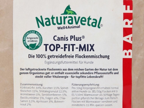 Naturavetal Canis Plus Top-Fit-Mix Flocken