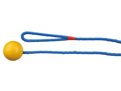Ball am langen Seil aus Naturgummi 5 cm