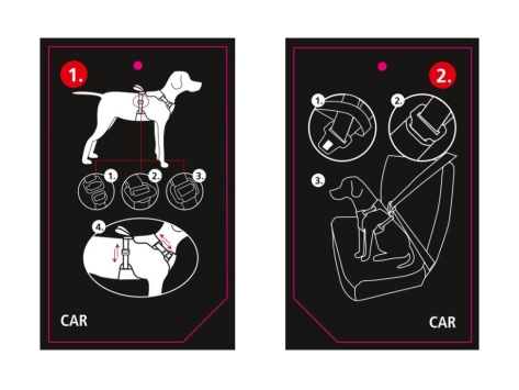 Rukka Pets Hunde-Sicherheitsgeschirr fürs Auto