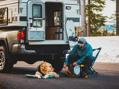 Ruffwear Basecamp™ Hundebett Sweeping Sage