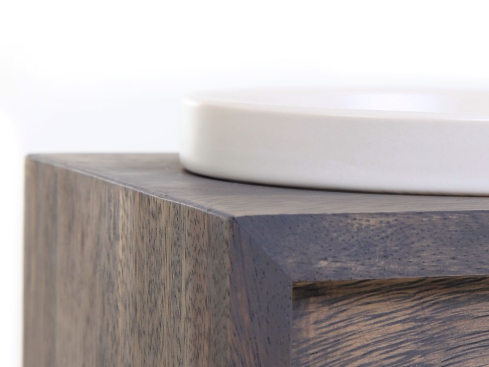 Wolters Gohan Doppelnapf grau