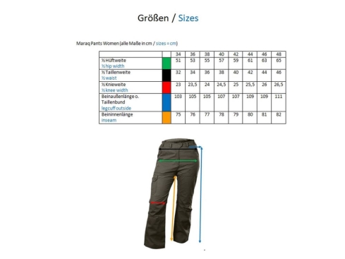 Owney Maraq Cargo Damenhose khaki -36-