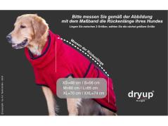 Dryup Cape Hundebademantel red pepper 4