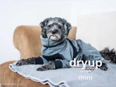 Dryup Body zip.fit Mini Hundebademantel anthrazit 45 cm 4