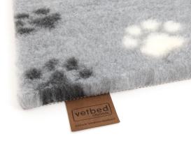 B-Ware Original Vetbed Isobed SL grau mit weißen Pfoten 4