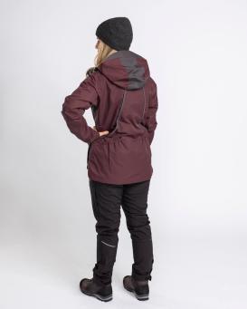 Pinewood® Dog Sports 2.0 Damen Jacke Earth Plum/Dark Anthrazit -S- 4