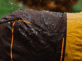 Ruffwear Sun Shower™ Regenmantel für Hunde Earth Brown 4