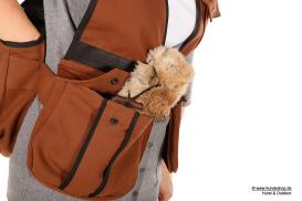 Firedog Dummyweste Hunter canvas braun XL 4