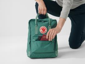 Fjällräven Rucksack Kanken Daypack Frost Green-Confetti Pattern 4