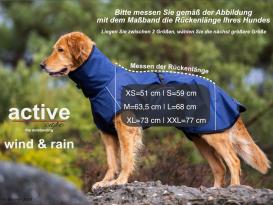 Active Cape Wind & Rain MINI orange 30 cm 4