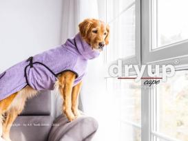 Dryup Cape Hundebademantel lavendel M 4