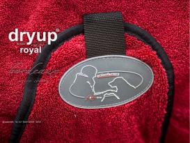 Dryup Cape Royal Hundebademantel micro cotton bordeaux XS 4