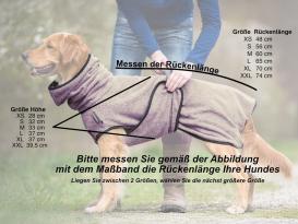 Dryup Cape Hundebademantel coffee M 4