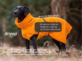 Dryup Cape Hundebademantel clementine M 4