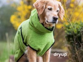 Dryup Cape Hundebademantel kiwi M 4