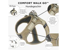 Dog Copenhagen Comfort Walk Go Hundegeschirr Desert Dune XXS 4
