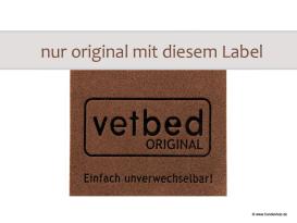 Original Vetbed Isobed SL Polka Red anthrazit m. roten Punkten 75 x 50cm 4