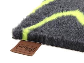 B-Ware Original Vetbed Isobed SL Wave anthrazit/lime 75 x 50 cm 4