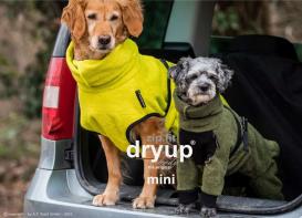 Dryup Body zip.fit Mini Hundebademantel moos 35 cm 4