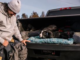 Ruffwear Confluence reflektierendes Hundehalsband Midnight Blue 36-51 cm 4