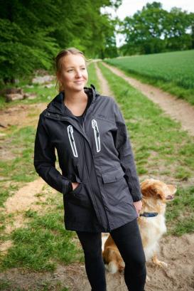 Owney Arnauti Damen Langjacke anthrazit L 4