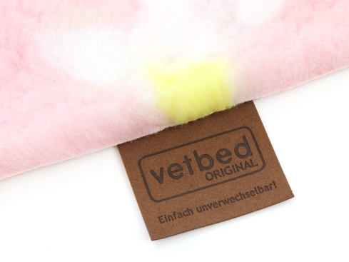 Original Vetbed Isobed SL rosa mit Gänseblümchen