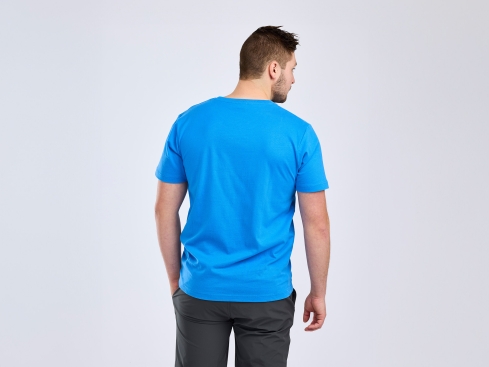 Pinewood Outdoor Life Herren-T-Shirt Light Galaxy Blue