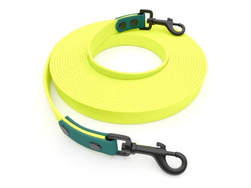Captain’s Biothane Schleppleine Neongelb 19mm