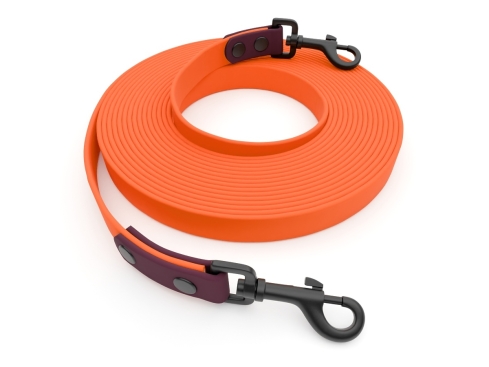 Captain’s Biothane Schleppleine Neonorange 25mm