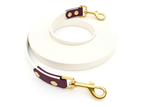 Captain’s Biothane Schleppleine Weiß 13mm