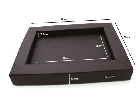 Relaxoo Viscobett Hundebett V2 braun