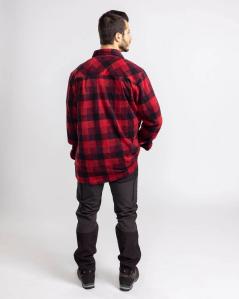 Pinewood Finnveden Canada Holzfäller-Fleecehemd Red/Black 5