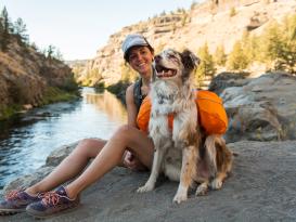 Ruffwear Approach™ Pack Hunderucksack orange poppy 5