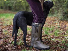 Le Chameau Vierzonord Neopren Damen Gummistiefel -41- braun 5