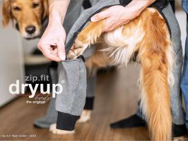 Dryup Body zip.fit Hundebademantel anthrazit XXL / 74 cm 5
