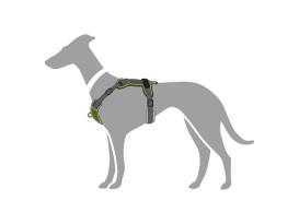 Hunter Hundegeschirr Divo grün/grau S 5