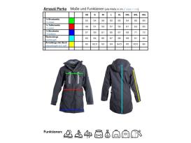Owney Arnauti Damen Langjacke anthrazit S 5