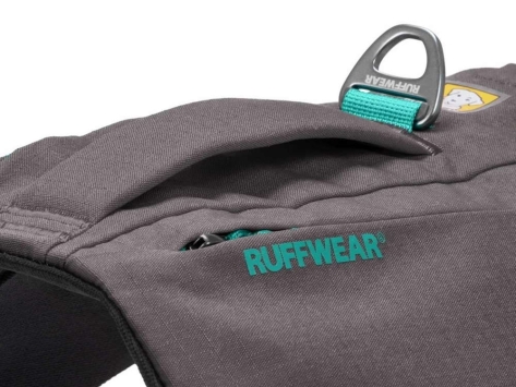 Ruffwear Switchbak Hundegeschirr mit Taschen Granite Gray